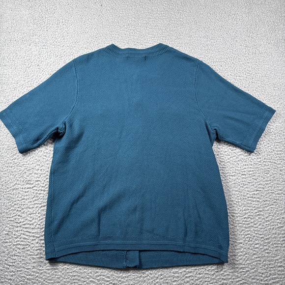 Pretty Garden Cardigan Sweater Womes M Button Up Viscose Blend Preppy Mature - Picture 10 of 12